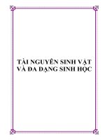 Tài nguyên sinh vật và đa dạng sinh học potx