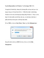Tạo hệ thống dualboot với Windows 7 và 8 sử dụng VHD – P.1 potx