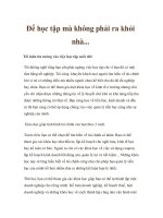 Để học tập mà không phải ra khỏi nhà... docx