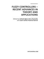 FUZZY CONTROLLERS – RECENT ADVANCES IN THEORY AND APPLICATIONS pdf