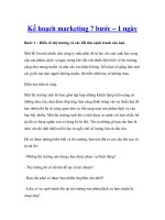 Kế hoạch marketing 7 bước – 1 ngày pdf