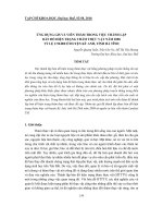 báo cáo nghiên cứu khoa học  ''''''''ứng dụng gis và viễn thám trong việc thành lập bản đồ hiện trạng thảm thực vật năm 2008 tỷ lệ 1 50.000 ở huyện kỳ anh, tỉnh hà tĩnh''''''''