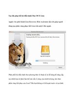 Tạo đĩa phục hồi hệ điều hành Mac OS X Lion Apple vừa phát hành Lion Recovery Disk docx
