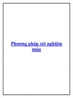 Phương pháp xét nghiệm máu. pdf
