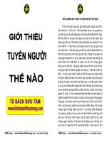 GIỚI THIỆU TUYỂN NGƯỜI THẾ NÀO pot