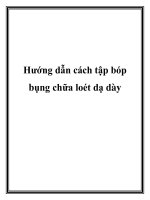 Hướng dẫn cách tập bóp bụng chữa loét dạ dày docx
