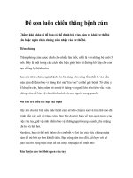 Để con luôn chiến thắng bệnh cúm doc