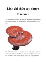 Linh chi chữa suy nhược thần kinh ppsx