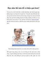Học như thế nào để có hiệu quả hơn? pot