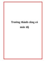 Trưởng thành cũng có mức độ pot