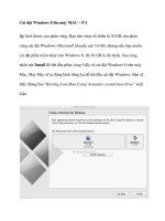 Cài đặt Windows 8 lên máy MAC – P.1 pot