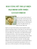 BẢO TÀNG MỸ THUẬT HIỆN ĐẠI IRISH GIỚI THIỆU LUCIAN FREUD doc