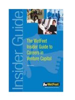 Insider Guide Careers in Venture Capital potx