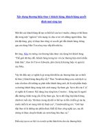 Xây dựng thương hiệu theo ý khách hàng, khách hàng quyết định mọi sáng tạo ppt