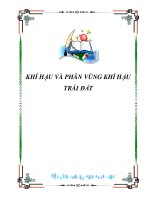 Khí hậu và phân vùng khí hậu trái doc