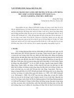báo cáo nghiên cứu khoa học  'đánh giá nhanh chất lượng môi trường nước qua côn trùng thủy sinh và chỉ số sinh học ept ở suối ta lu, huyện nam đông, tỉnh thừa thiên huế'