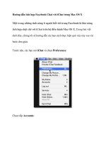 Hướng dẫn tích hợp Facebook Chat với iChat trong Mac OS X Một trong những tính năng potx