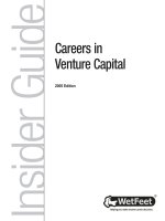 Insider Guide Careers in Venture Capital pot