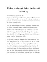 Dò tìm và cập nhật Driver tự động với DriverEasy ppt