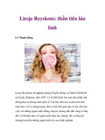 Liesje Reyskens: thần tiên láu lỉnh ppt