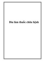 Đỉa làm thuốc chữa bệnh pdf