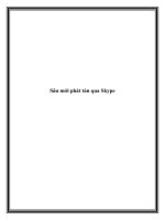 Sâu mới phát tán qua Skype pptx