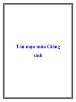 Tản mạn mùa Giáng sinh doc