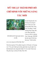MỸ THUẬT THÀNH PHỐ HỒ CHÍ MINH VỚI NHỮNG SÁNG TÁC MỚI docx