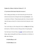 20 phím tắt và Hotkey tốt nhất cho Windows PC – P3 doc