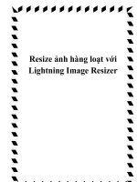 Resize ảnh hàng loạt với Lightning Image Resize doc