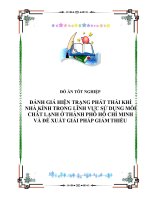 Hiệu ứng nhà kính phát khí thải pptx