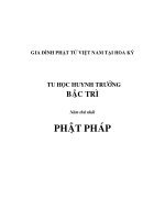 chương trình tu học bậc trì