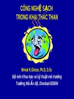 CÔNG NGHỆ SẠCH TRONG KHAI THÁC THAN pot
