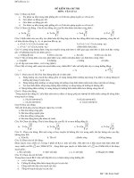 Đề trắc nghiệm TN_ĐH số 5