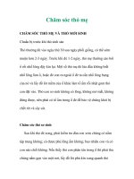 CHĂM SÓC THỎ MẸ VÀ THỎ MỚI SINH pdf