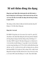 Sẽ nới thêm dòng tín dụng pdf