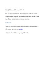 Cài đặt Windows 8 lên máy MAC – P.2 ppt