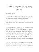 Ám thị - Trạng thái bản ngã trong giao tiếp potx