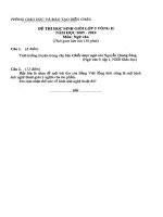 đe va dap an HSG vong 2 tat ca cac mon