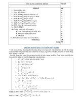 Một số chủ đề ôn HSG