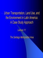Urban Transportation, Land Use, and the Environment in Latin America: A Case Study Approach pptx