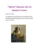 “Nghi án” dùng máy ảnh của Johannes Vermeer doc