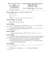 ĐỀ THI CHỌN HỌC SINH GIỎI CẤP HUYỆN Năm học 2011 - 2012 Môn: Toán - Lớp 8 doc
