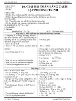 DAI SO 8 GIAI BAI TOAN BANG CACH LAP PT