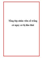 Tầng lớp nhân viên cổ trắng có nguy cơ bị đào thải pot