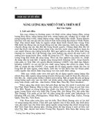 báo cáo nghiên cứu khoa học ' năng lượng địa nhiệt ở thừa thiên huế '