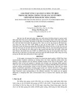 báo cáo nghiên cứu khoa học  '  giải pháp nâng cao chất lượng tín hiệu trong hệ thống thông tin quang xuyên biển ghép kênh theo bước sóng (wdm)'
