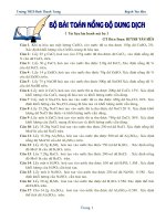 Bai Toan nong do tu don gian den nang cao
