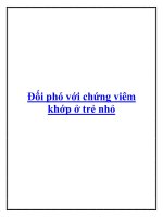 Đối phó với chứng viêm khớp ở trẻ nhỏ ppt