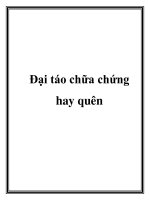 Đại táo chữa chứng hay quên pps
